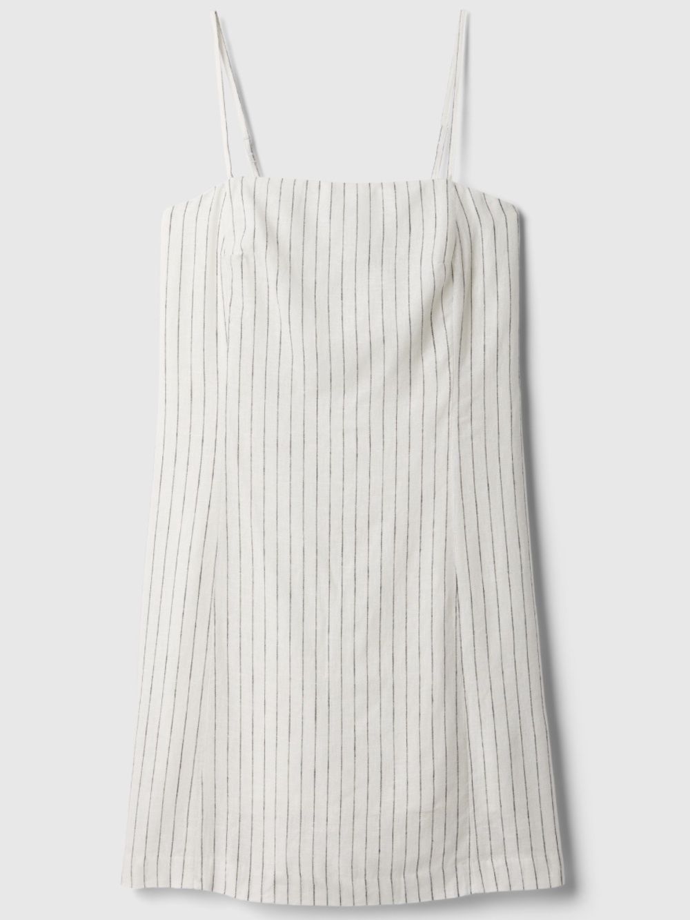 GAP Striped White & Black Spaghetti Strap Dress